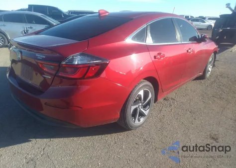 2021 Honda Insight Ex from USA, damaged, VIN 19XZE4F57ME000030